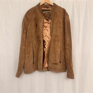 X Sport Brown Suede Jacket